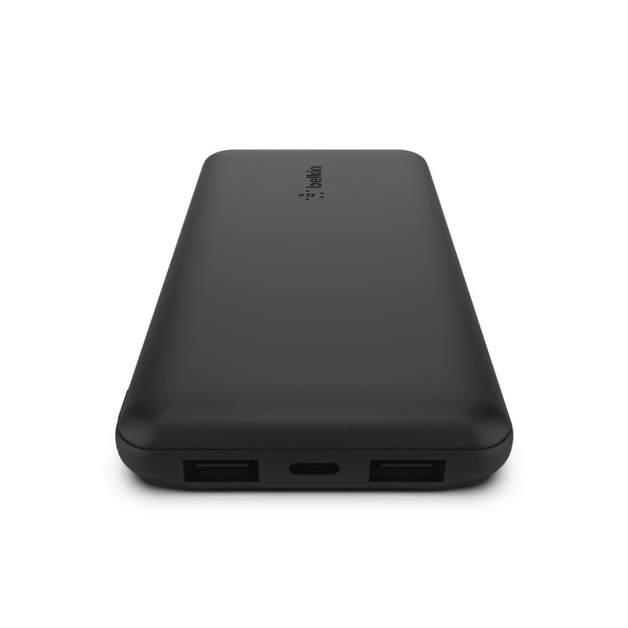 Belkin 10K Power Bank with USB-C 15W, Dual USB-A, 15cm USB-A to C Cable  ,Black | BPB011BTBK