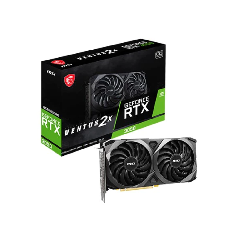 MSI GeForce RTX 3050 VENTUS 2X XS 8G OC Graphics Card | 912-V809 