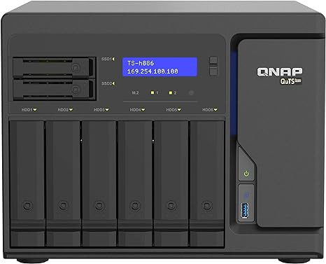 QNAP 8-Bay QuTS Hero NAS | TS-h886-D1602-8G | AYOUB COMPUTERS | LEBANON