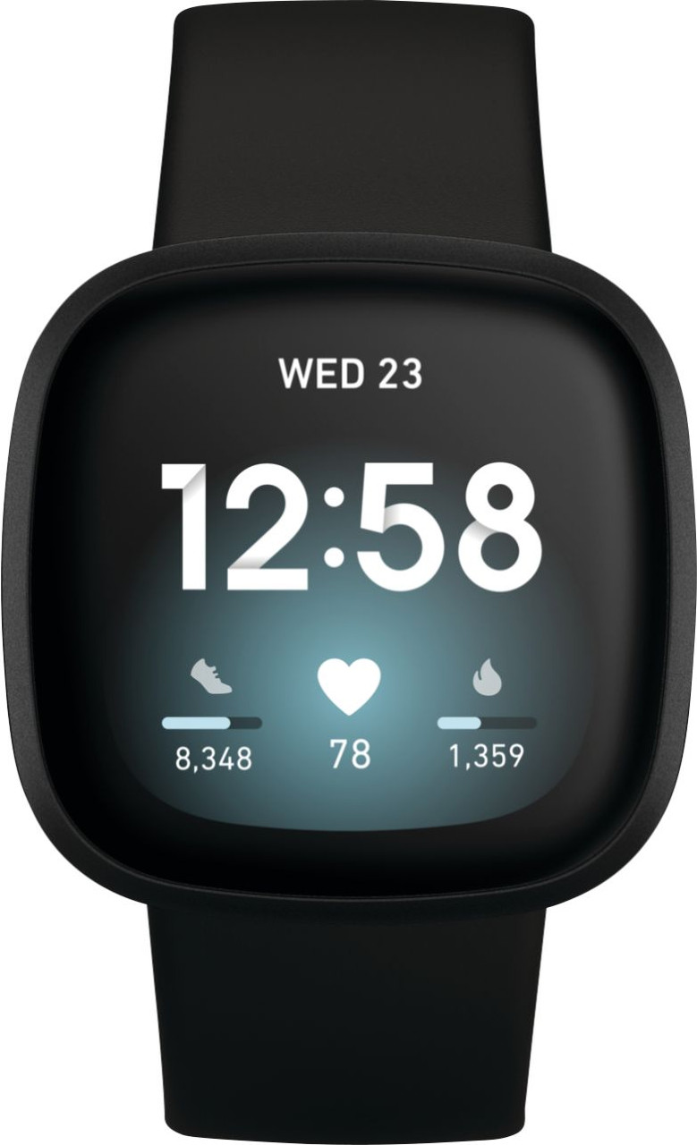 Fitbit Versa 4 FB523 Built-In GPS 24/7 Heart Rate Fitness Smartwatch -5422