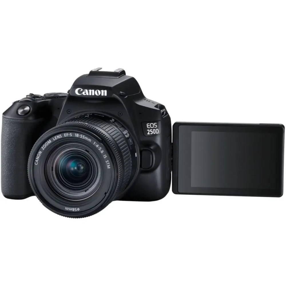 Canon EOS 250D DSLR Camera with EF-S 18-55mm f/4-5.6 IS STM Lens Kit - Black | 250D