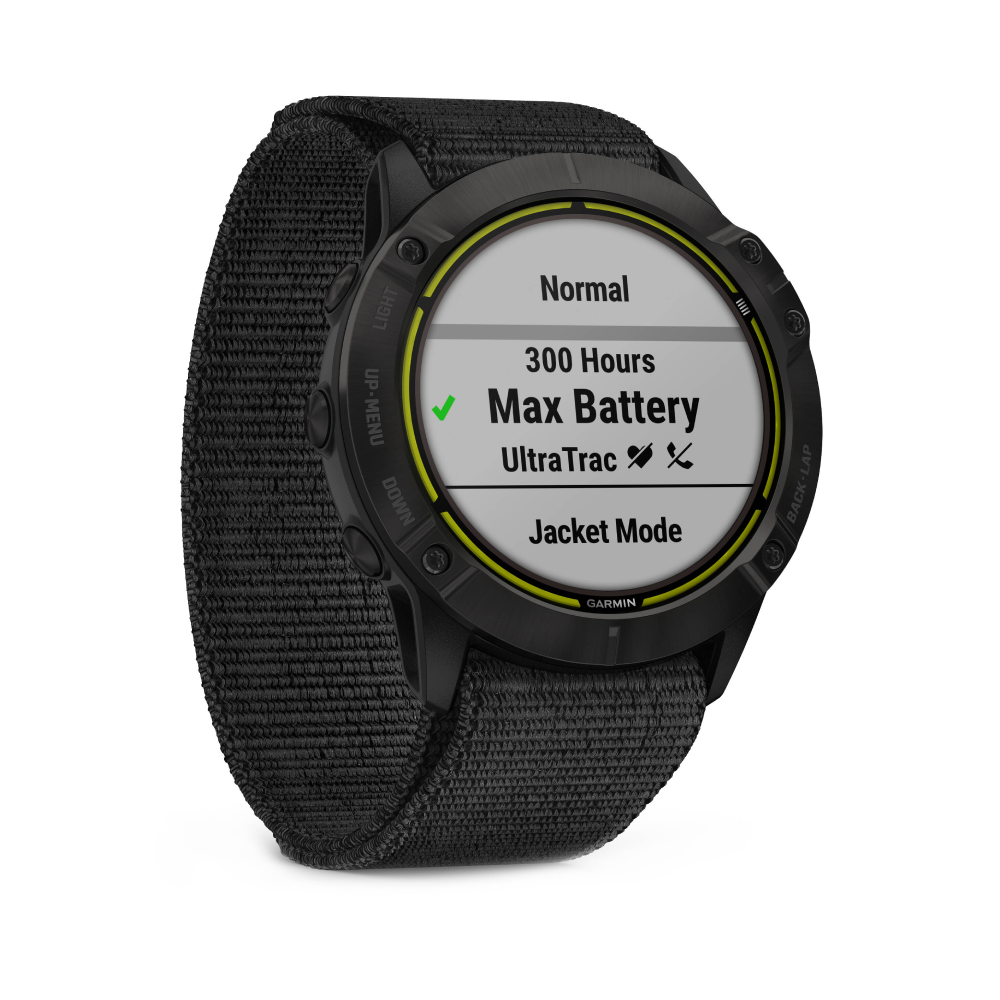 Garmin Enduro Carbon Gray DLC Titanium with Black UltraFit Nylon