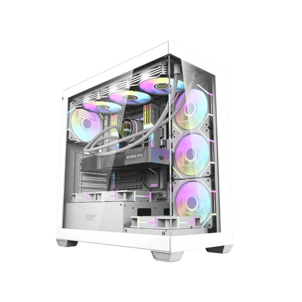 DarkFlash DS900 ATX PC Case - White | DS900