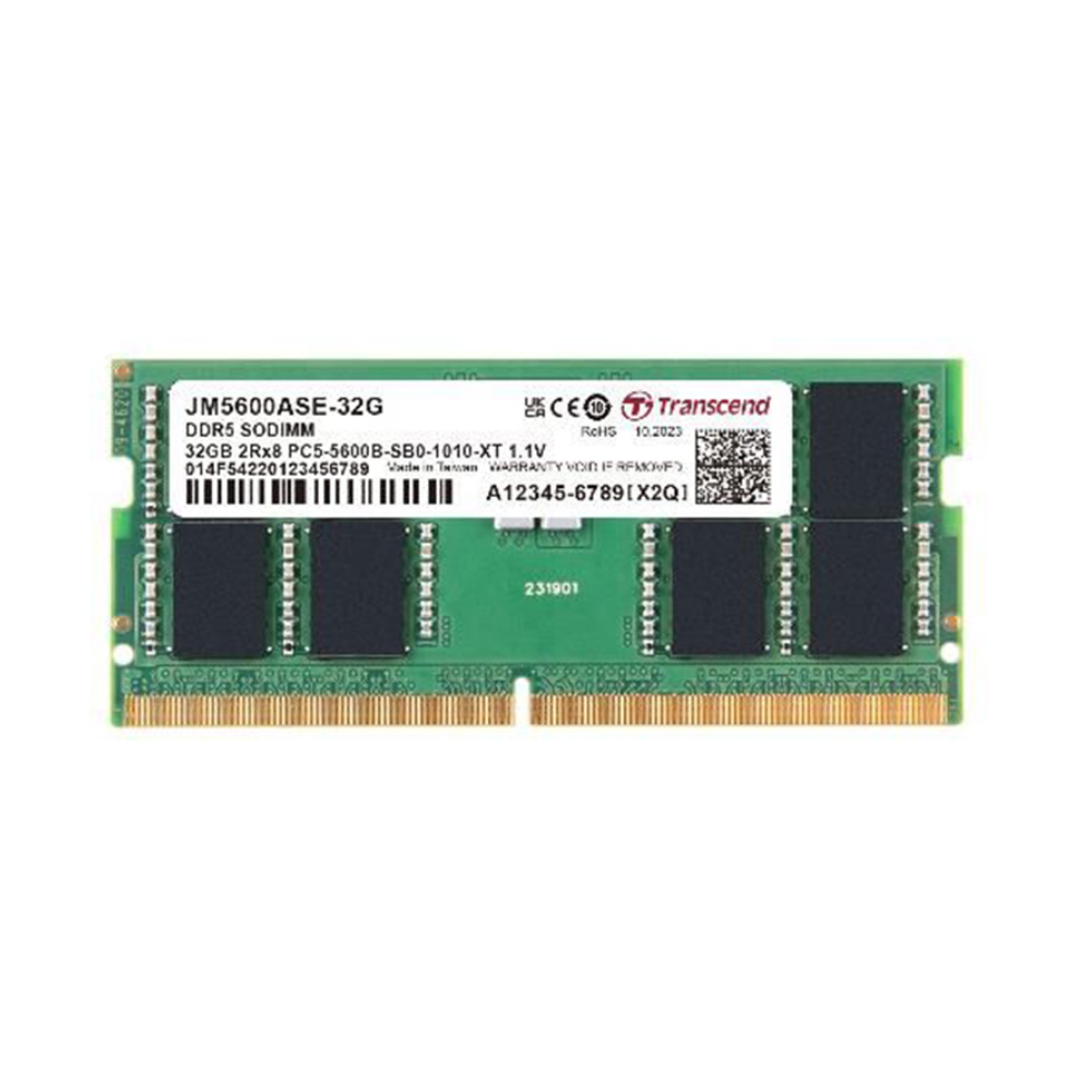 E5-5M⭐️Transcend JM DDR4-2666SO-DIMM 32GB Transcend 32GB DDR5 SO-DIMM RAM | JM5600ASE-32G | AYOUB COMPUTERS