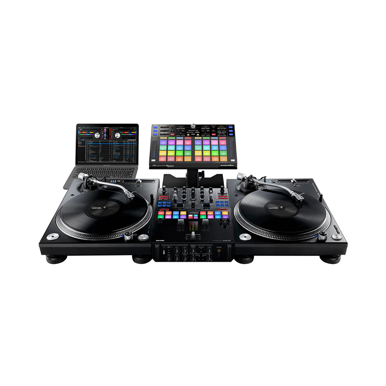 Pioneer DJ DDJ-XP2 + 構える DECKSAVERカバー スタンド付