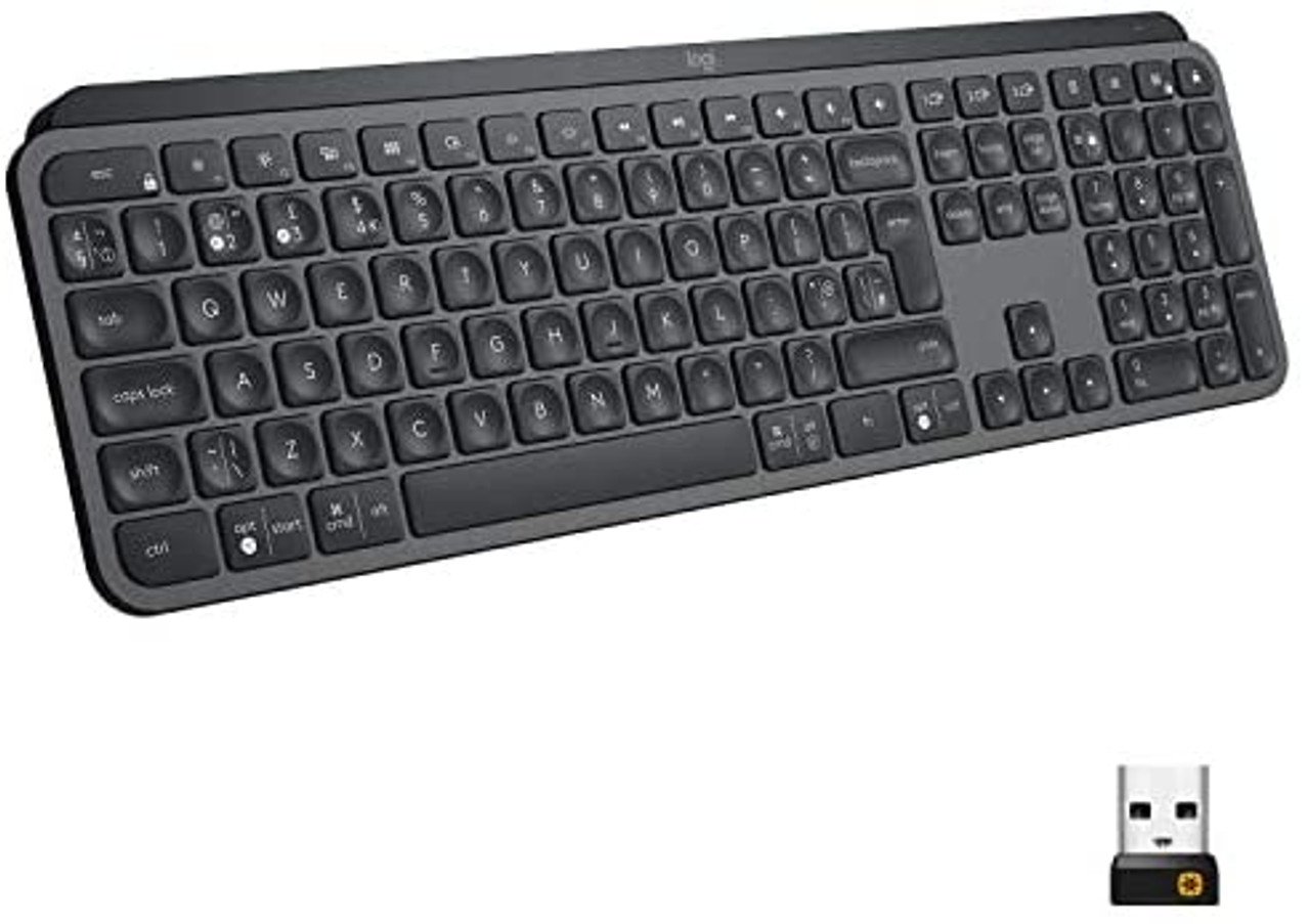 Logitech MX Keys Advanced Wireless Illuminated Keyboard, AYOUB COMPUTERS