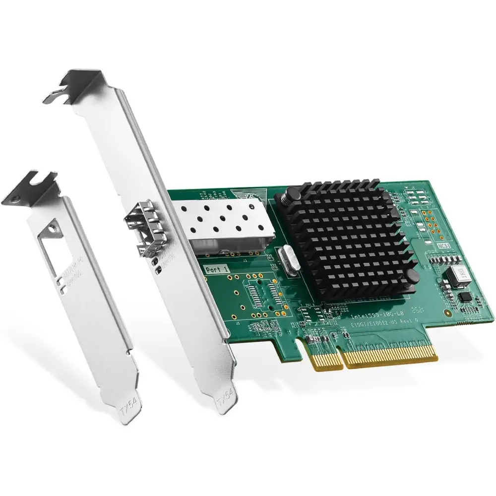 Network Interface Controller Adapter 10G SFP+ PCIe , Intel X520 82599 ...