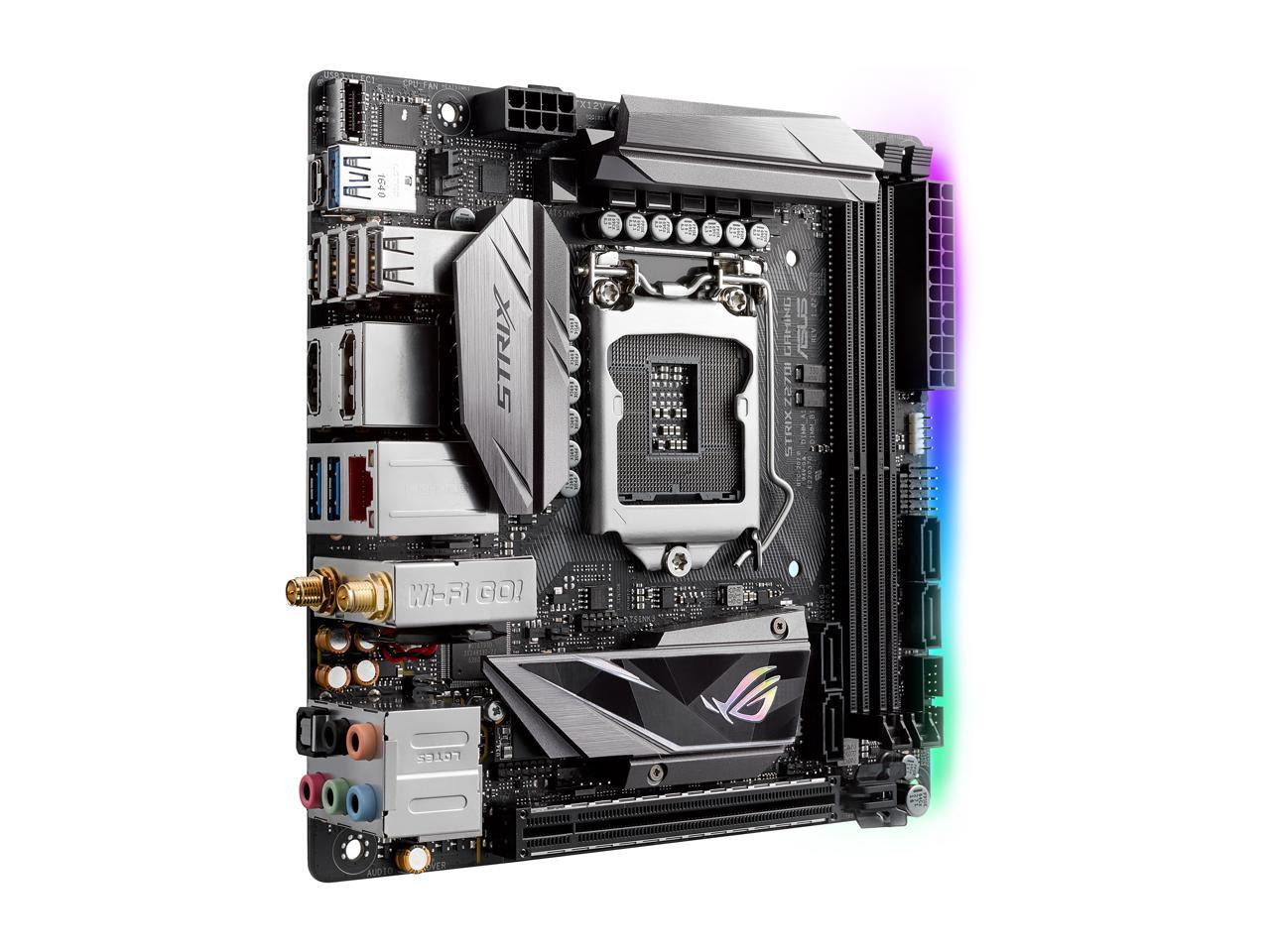 Asus intel rog strix z270h gaming store lga 1151 atx motherboard