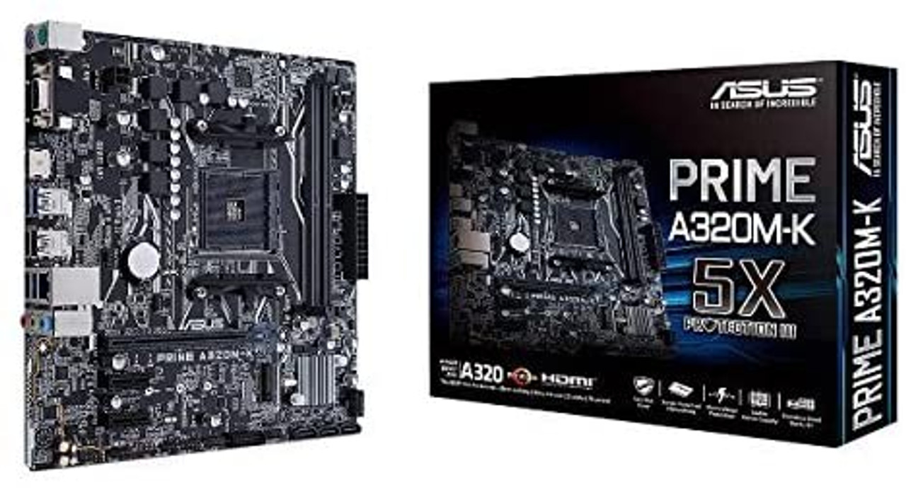 Motherboard Asus Prime A320m-k Am4 Ddr4 Hdmi Amd A320 !!!