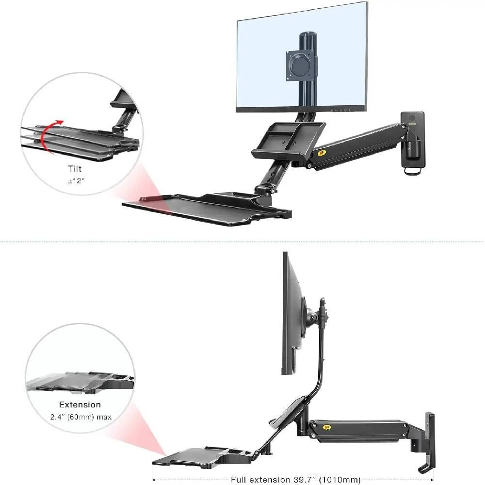 North Bayou D32 MB32 19" 27" Monitor Stand