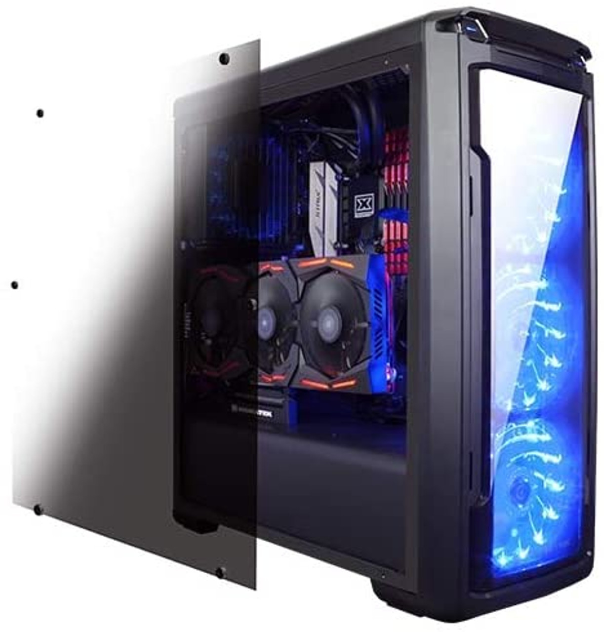 Xigmatek Built-In USB 3.0 Hawthorn Midi Tower Gaming Case - Black