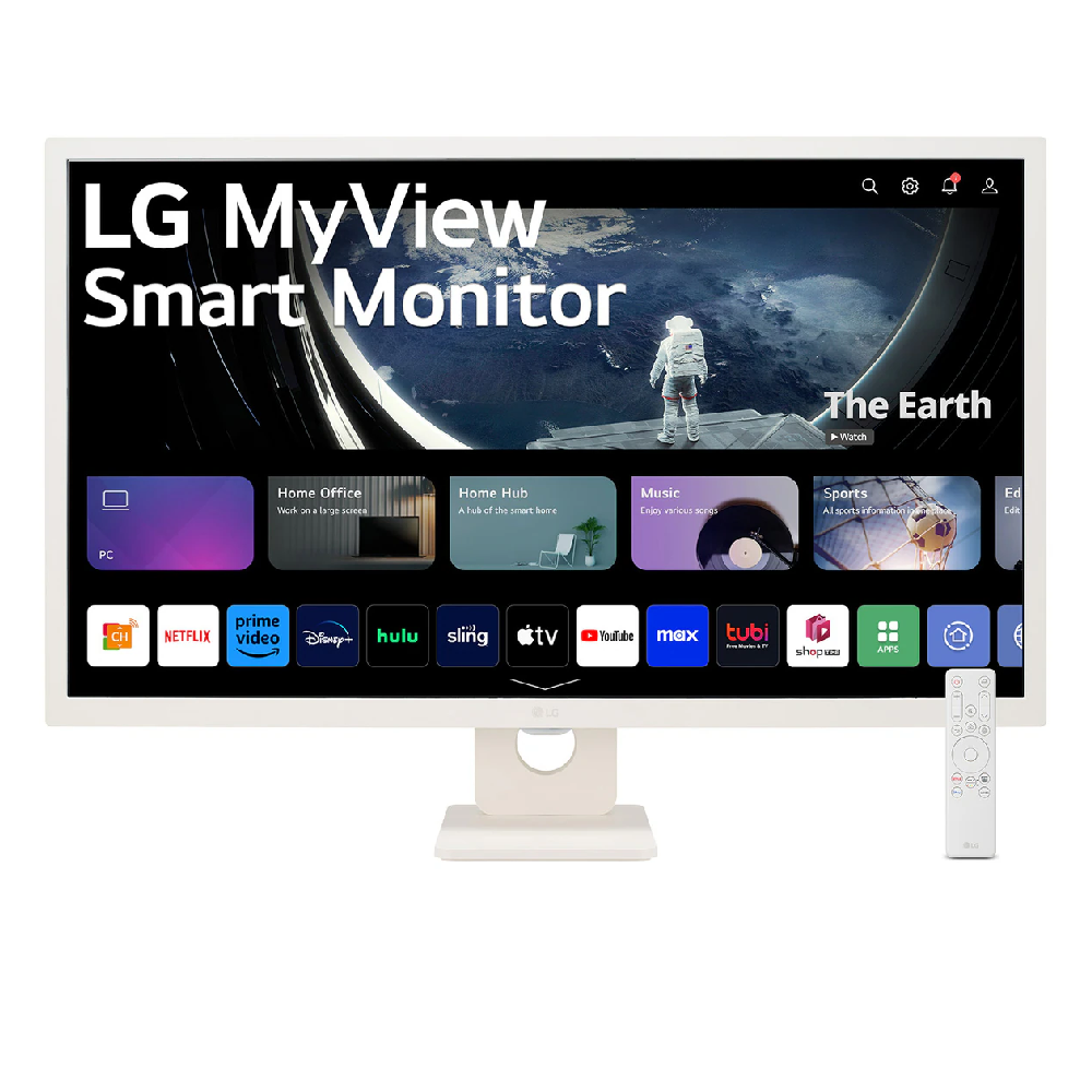 LG 31.5" Full HD IPS Smart Monitor with webOS