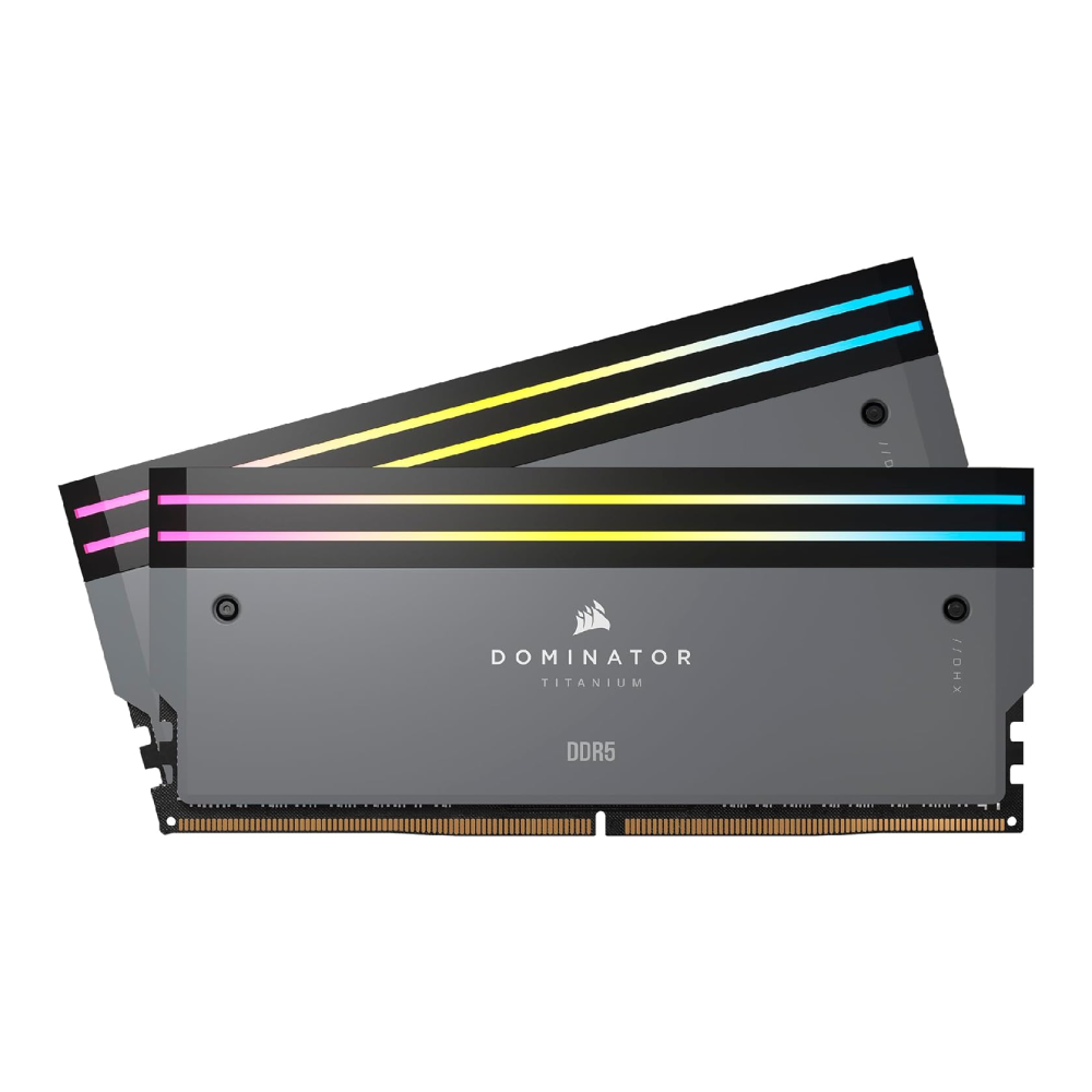 DOMINATOR® TITANIUM RGB 64GB (2x32GB) DDR5 DRAM 6600MT⁄s CL32