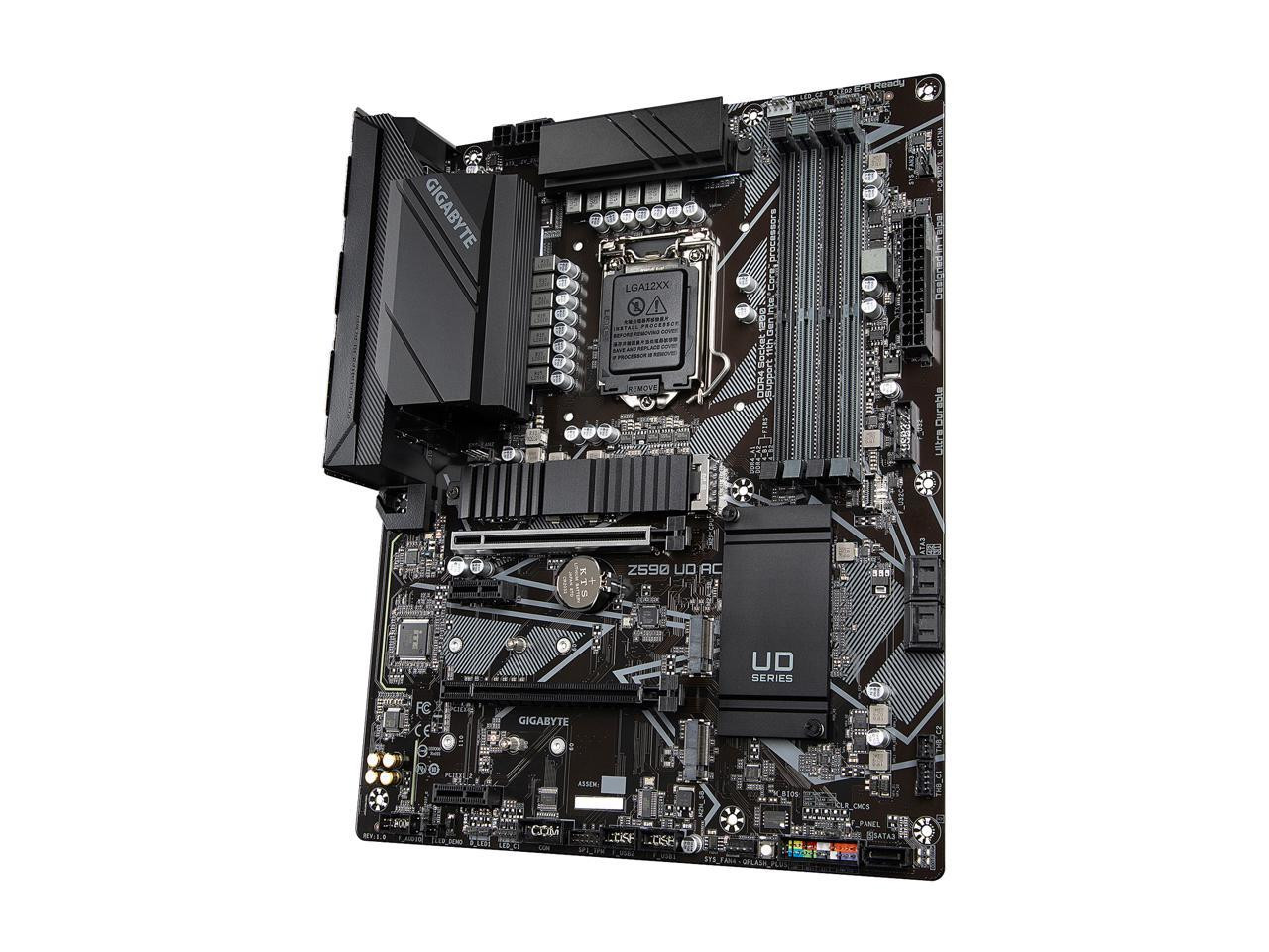 GIGABYTE LGA 1200 Intel Z590 ATX Motherboard with Triple M.2