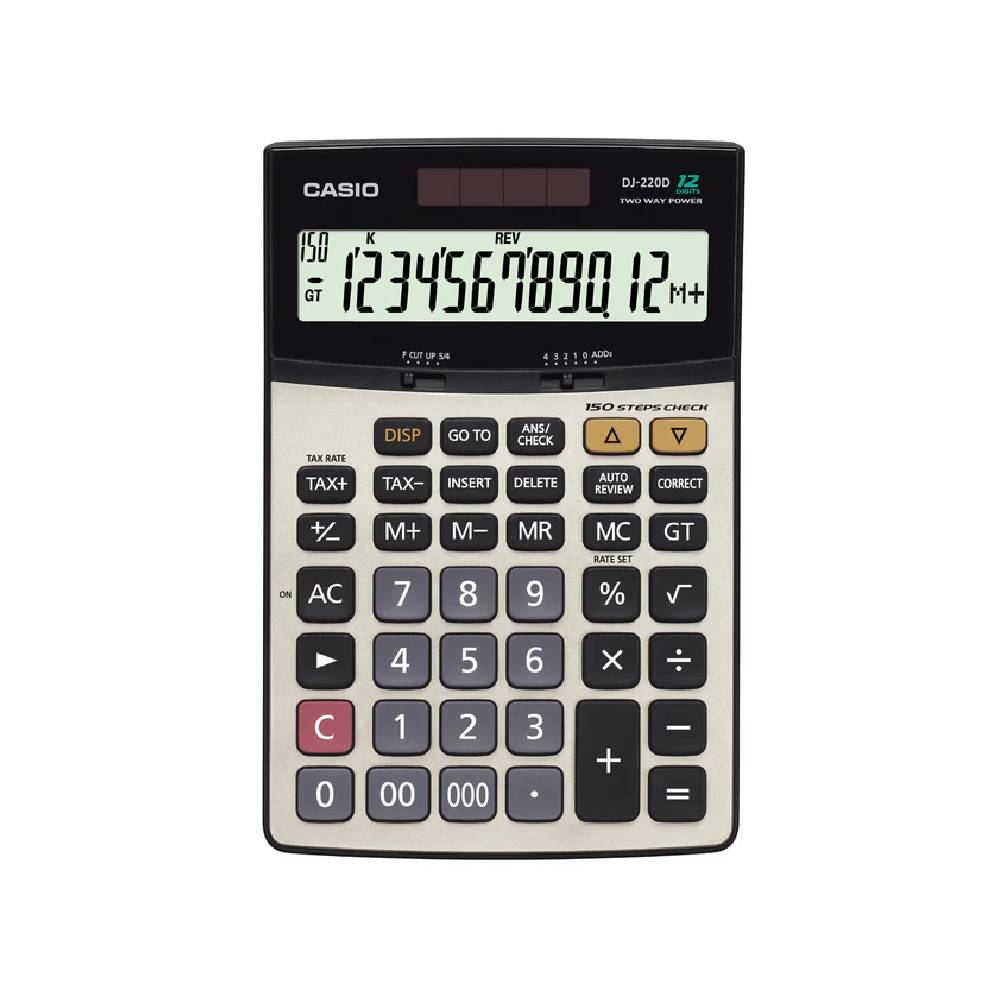 Casio DJ-220D Plus Desktop Calculator | DJ-220DPLUS-WA-DP(PH) | AYOUB  COMPUTERS LEBANON
