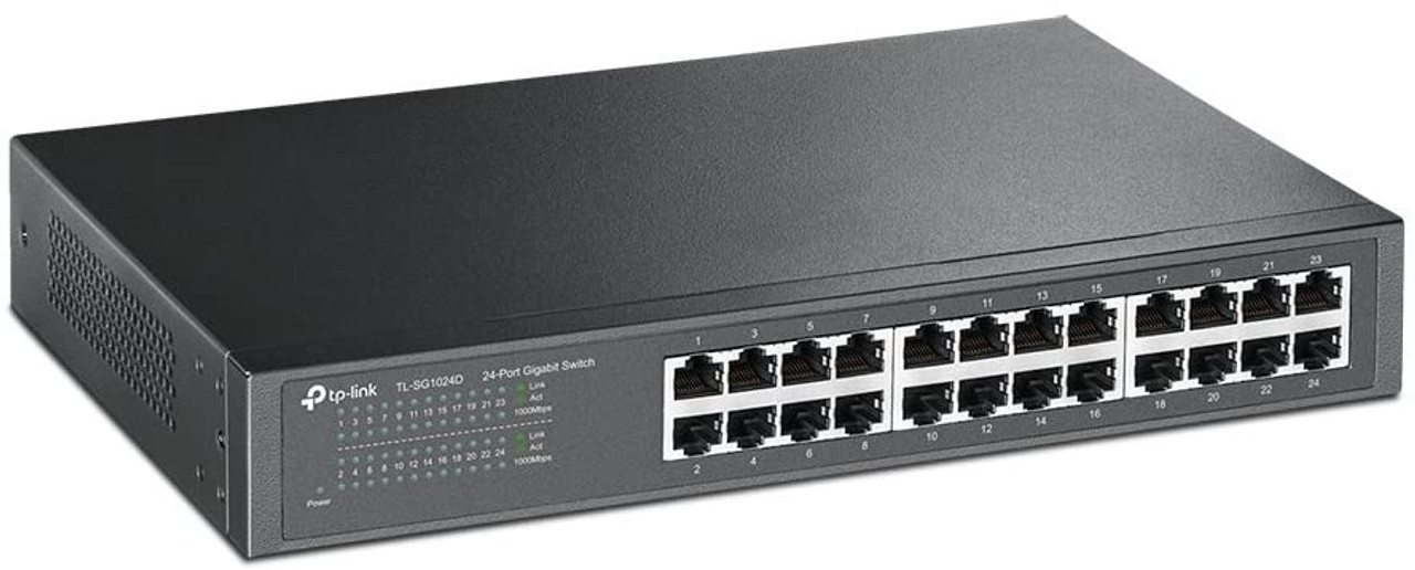 TP-Link Switch 24 Port Gigabit, Rackmountable, SG1024D, AYOUB COMPUTERS