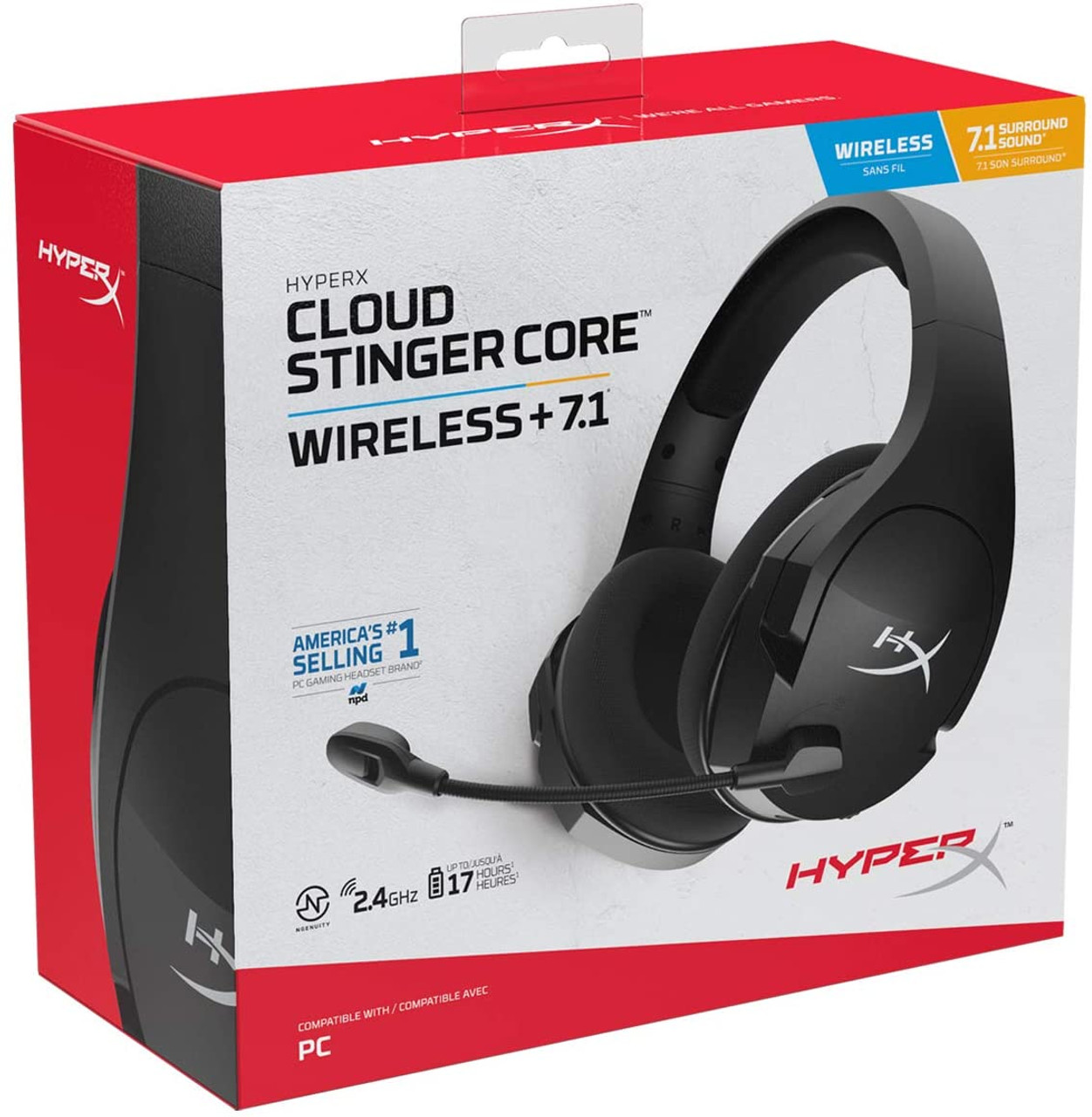 Auricular HyperX Cloud Core +7.1 Black (2434)