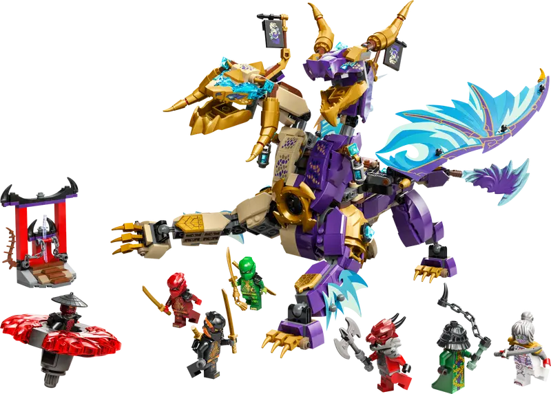Buildable Dragon LEGO NINJAGO Arc Dragon of Focus Set - Buildable Dragon Toy with Ninja ...