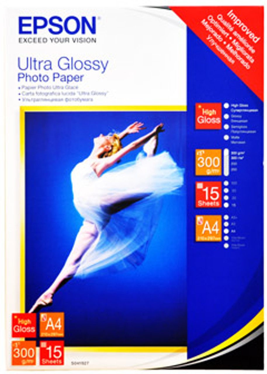 P670240S/20 PAPEL FOTOGRAFICO A4 240 Gr. GLOSSY PAPER 20 hojas