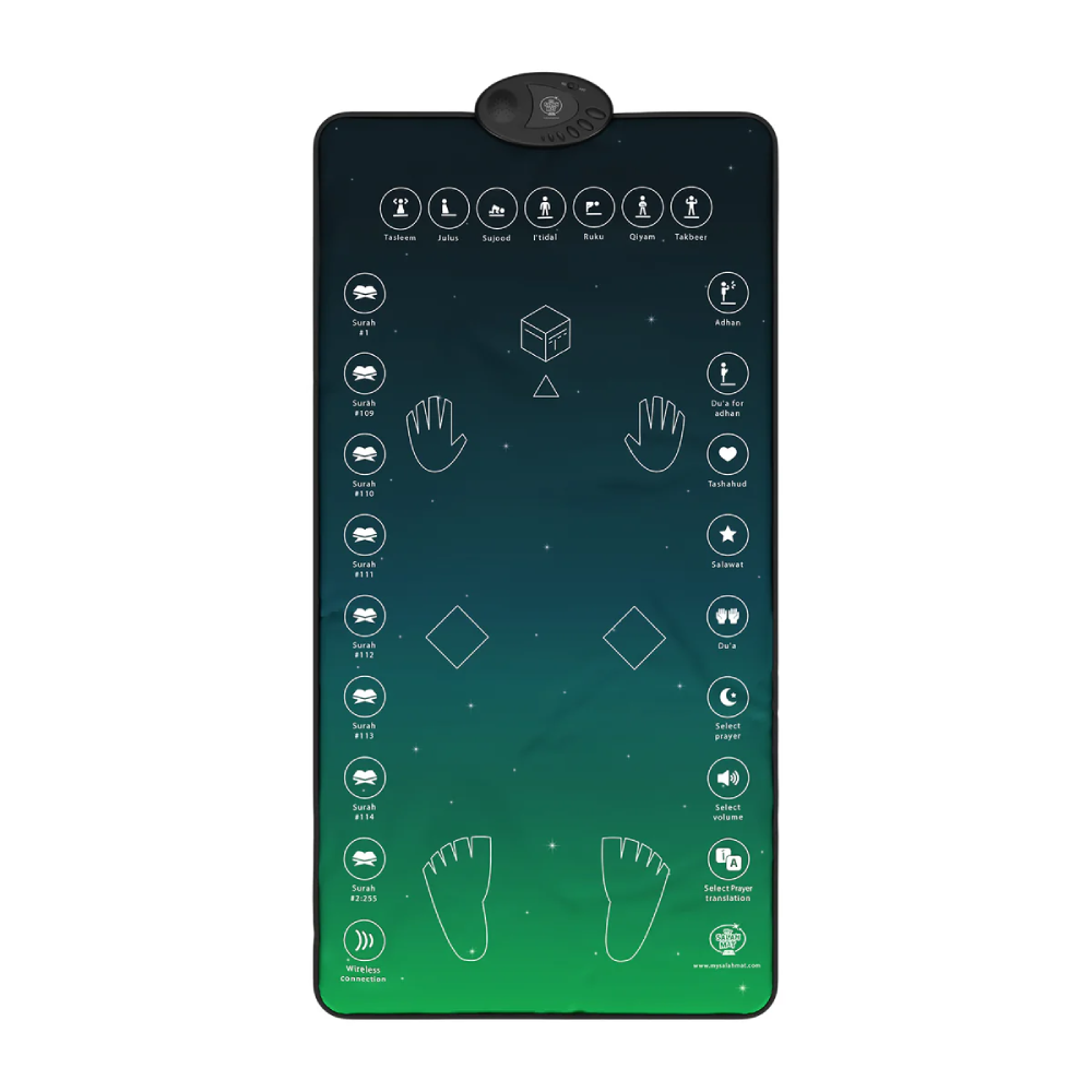 Interactive Learning Mat Logo Porodo Adult/Teenager Smart Interactive Educational Prayer Mat 110 × 70 ...