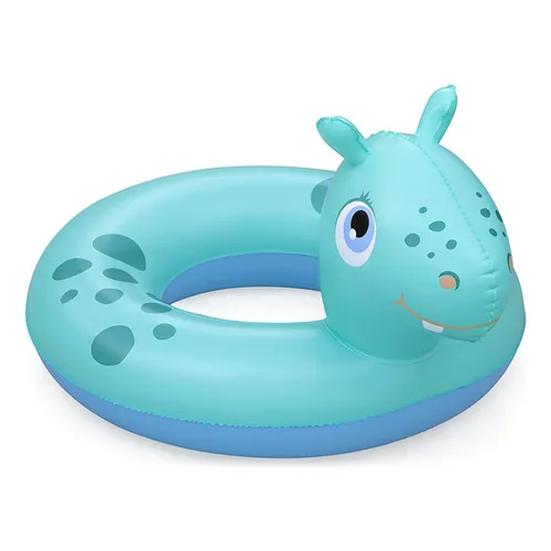 Bestway Inflatable Dinosaur Swim Ring Blue P-36464 AYOUB