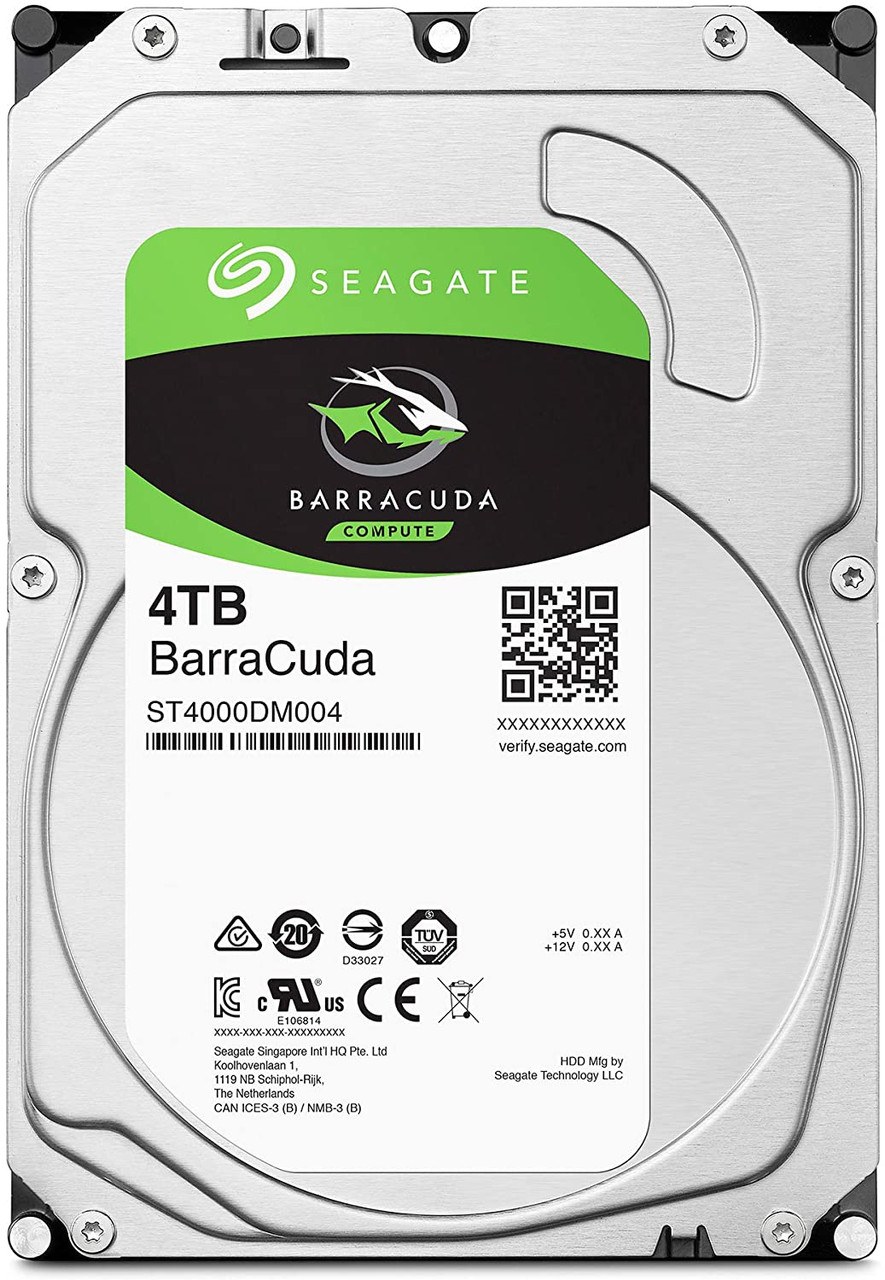 Seagate BarraCuda 4TB Internal Hard Drive HDD – 3.5 Inch Sata 6 Gb