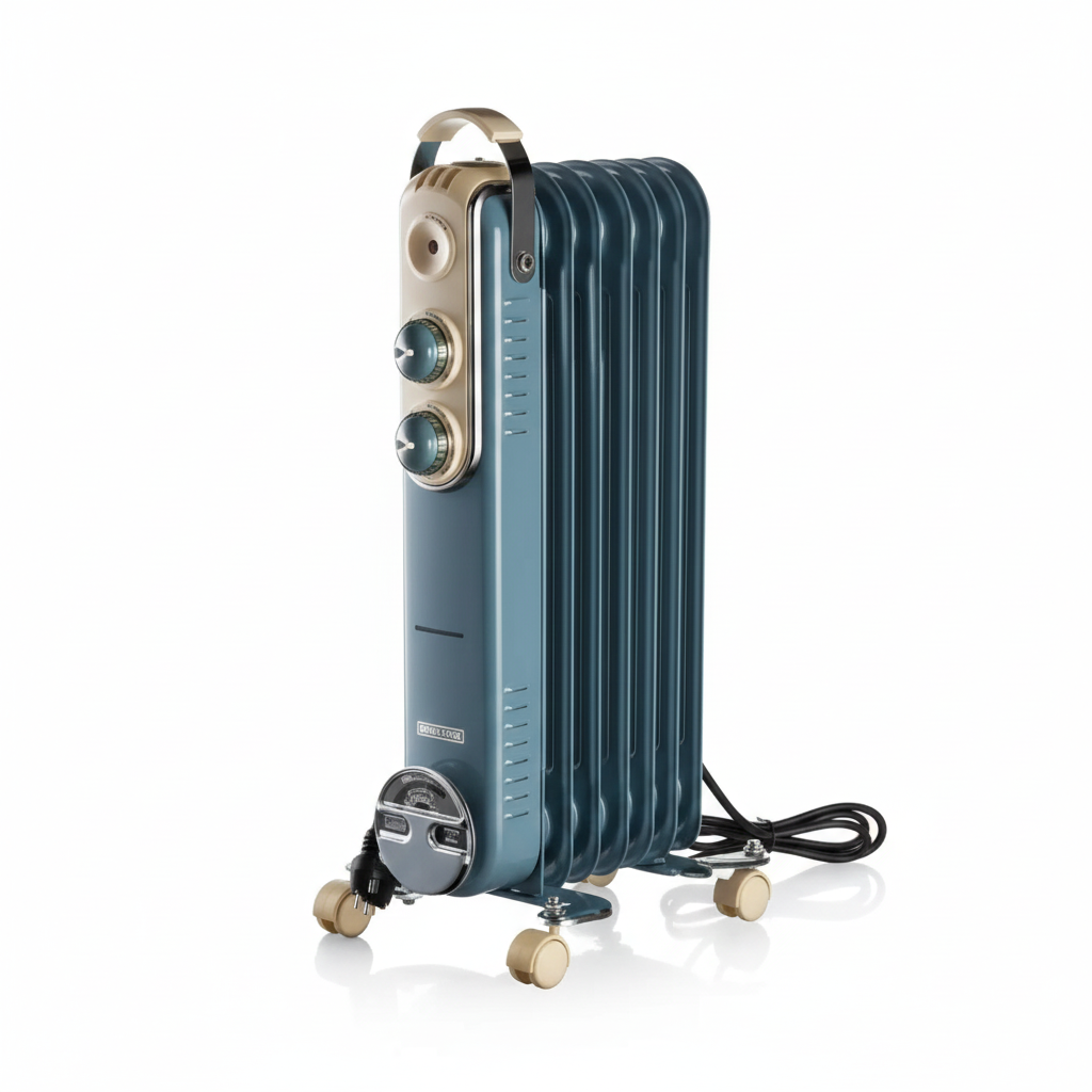 Ayoub Radiator Ariete Vintage Oil Radiator 7 Fins 1500W - Blue | 837/05 | AYOUB ...