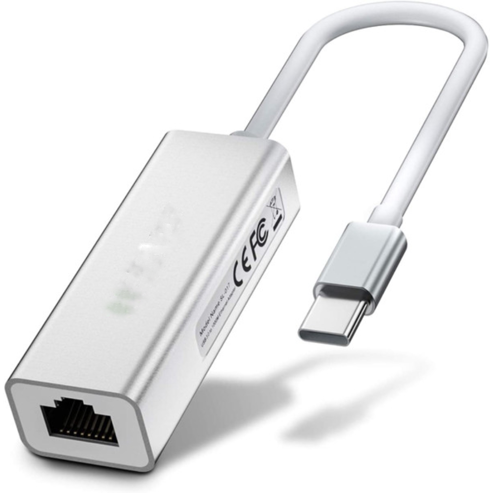 USB C to RG45 Ethernet LAN Port 10/100/1000Mps Converter