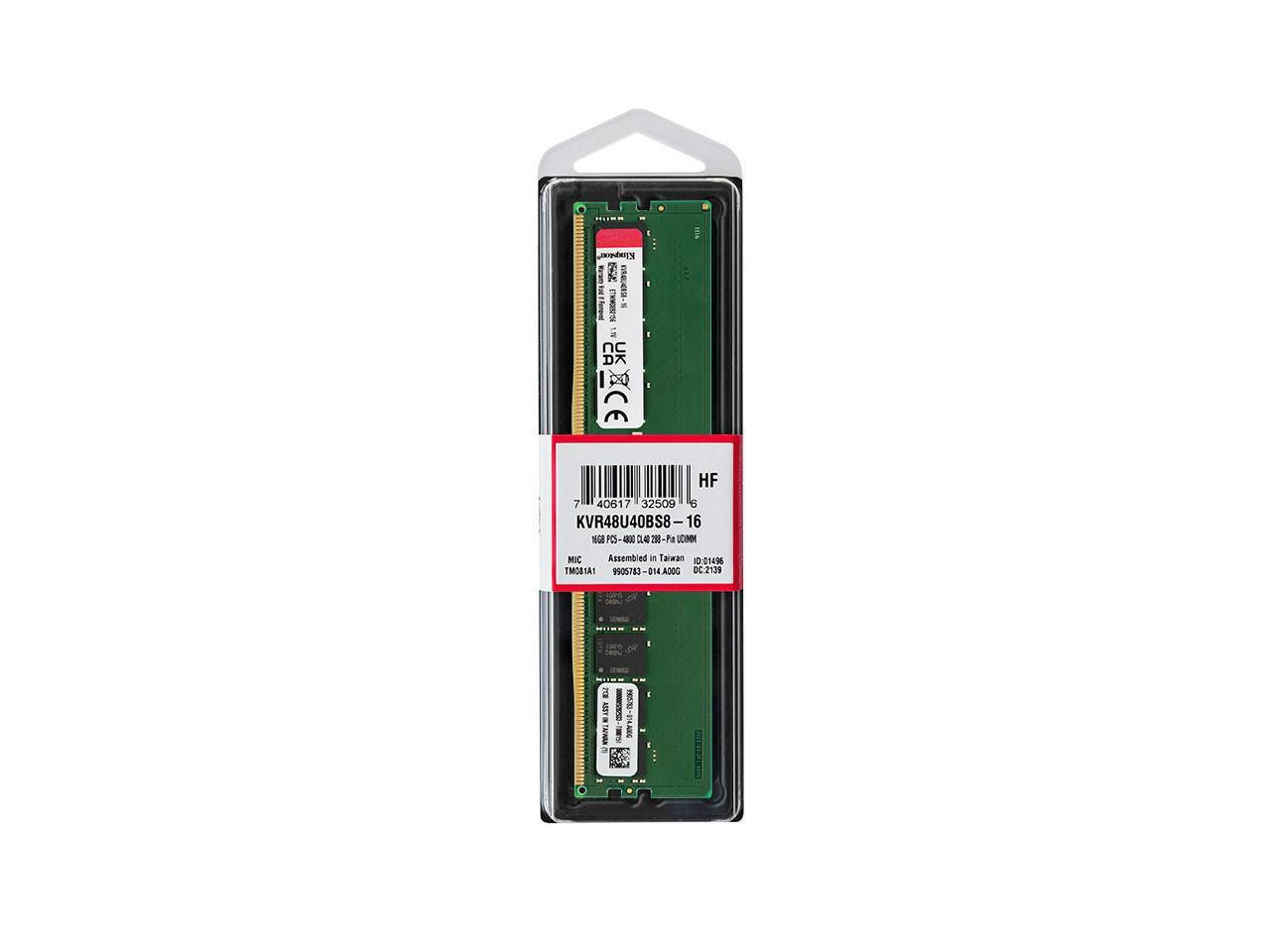Kingston製 KVR48U40BS6K2-16 DDR5 PC5-38400 8GB 2枚組 [管理