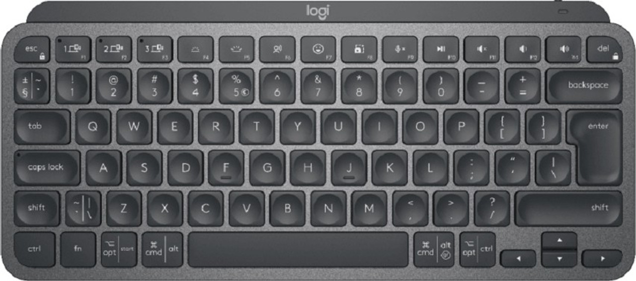 Logitech MX Keys Mini for Business - Clavier - rétroéclairé - sans fil -  Bluetooth LE - AZERTY - Français - graphite (920-010599)