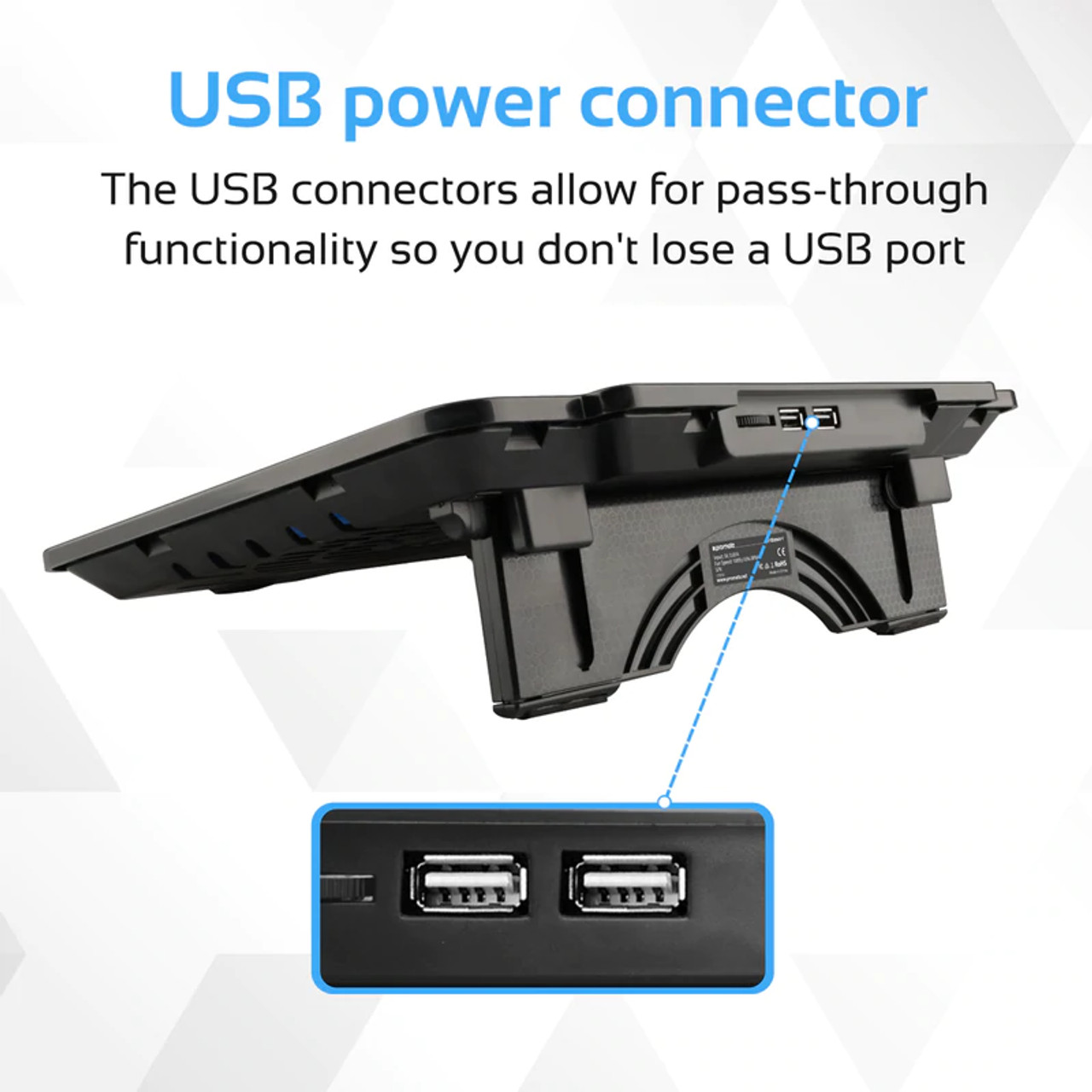 PROMATE Laptop Cooling Pad with Silent Fan Technology - AIRBASE-1