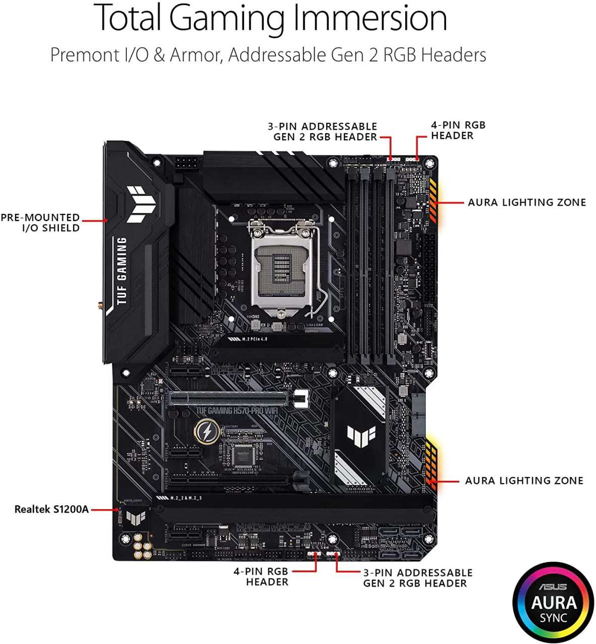 10700K ASUS TUF H570-PROマザーボード TUF GAMING H570-PRO｜Motherboards｜ASUS Global