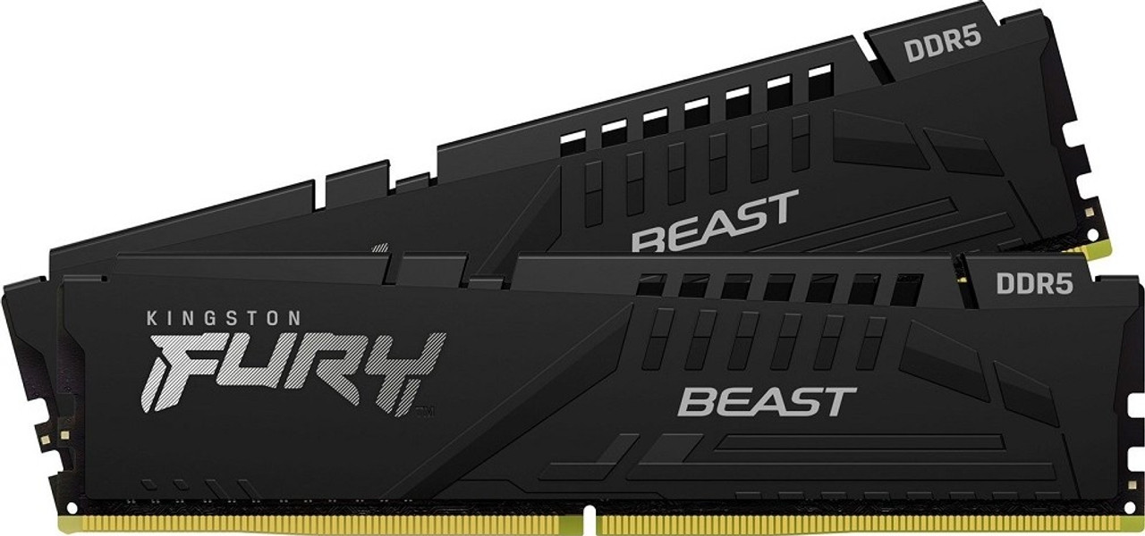 HyperX Fury 32GB (2 x 16GB) DDR5-5200 RAM Black | KF552C40BBK2/32