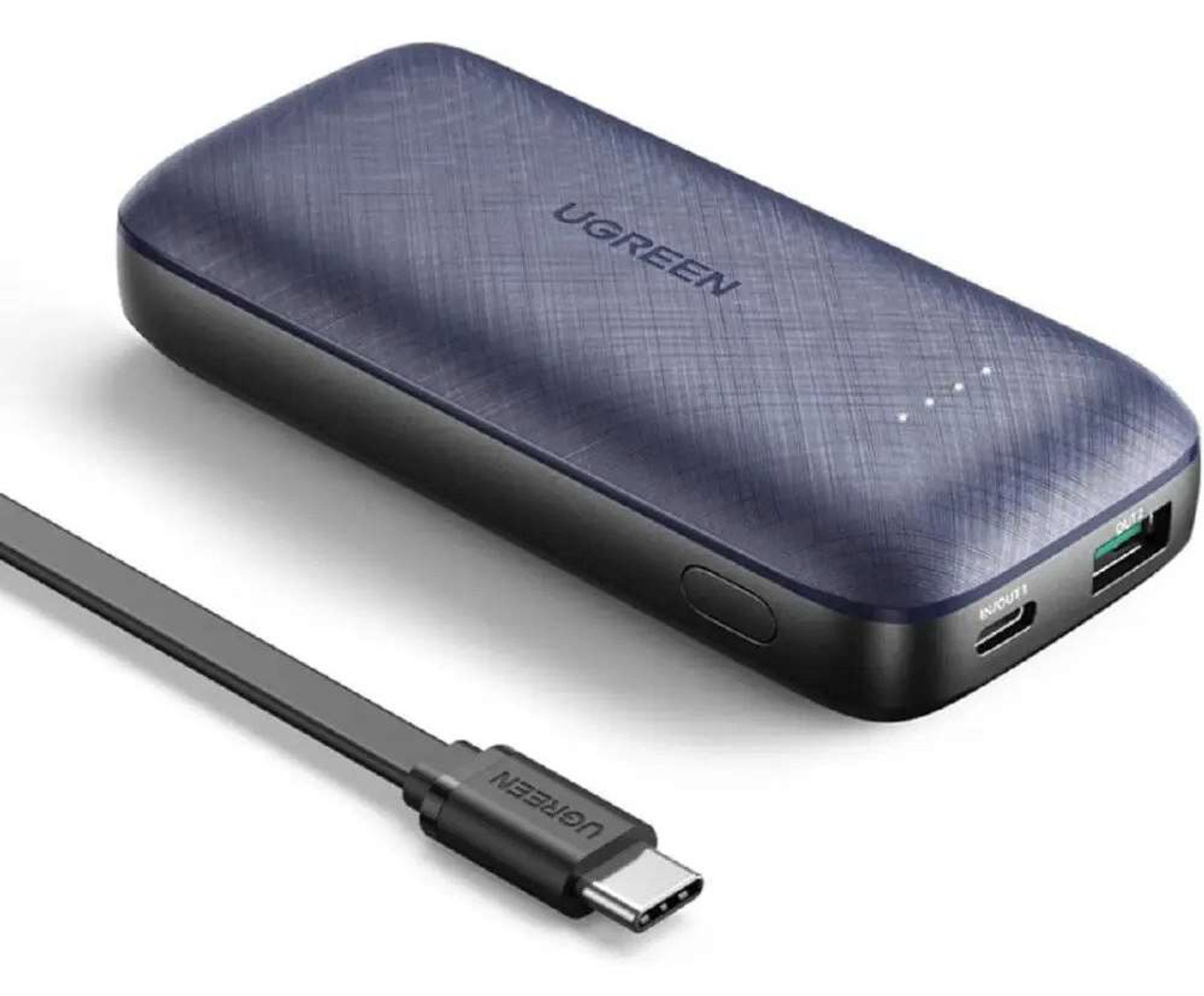 Extremely Portable UGREEN 10000mAh Power Bank With USB-C Fast