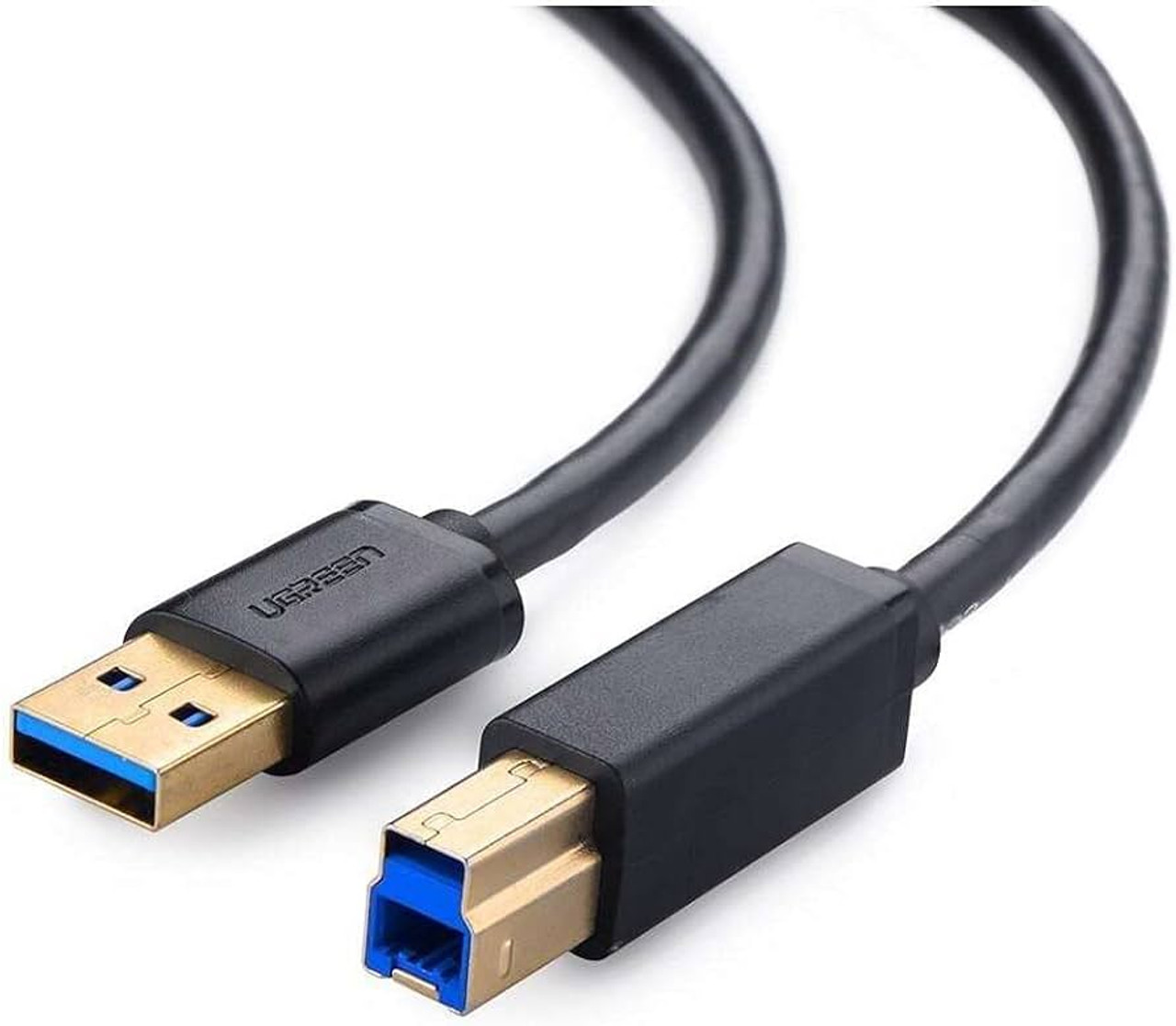 PNGKNYOCN Œillet de Bureau USB à 3 Ports USB 2.0 - Trou de Montage de 60 mm  - Organiseur de câble de Bureau pour PC, clé USB, Disque Dur et Tout Autre
