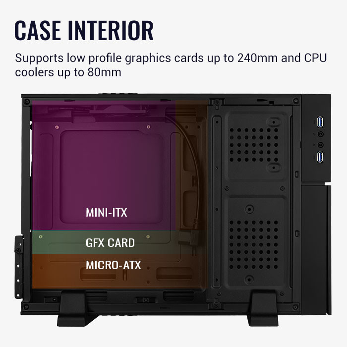 Aerocool Playa Slim RGB Slim Tower Case Playa Slim AYOUB