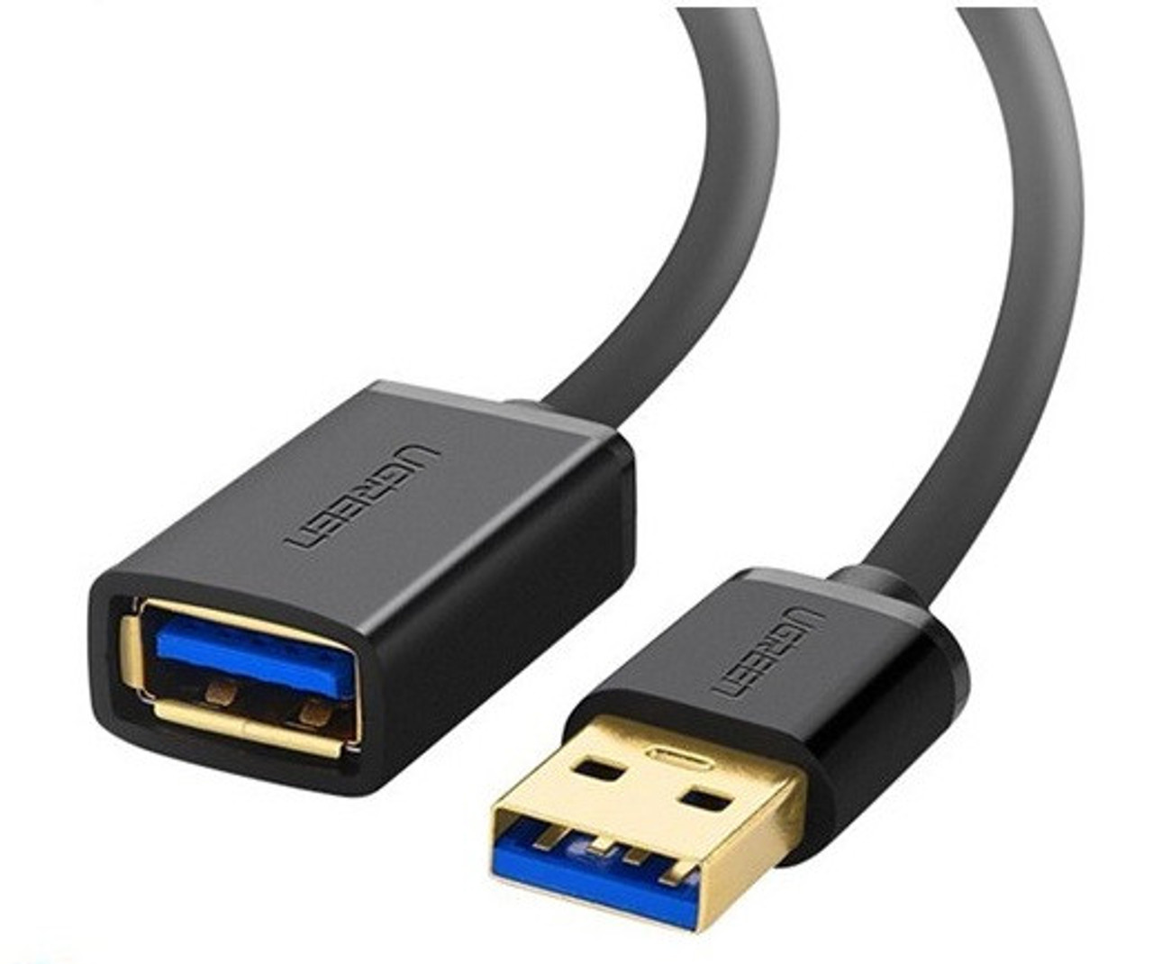 Ugreen câble Adaptateur USB 3.0 (femelle) - USB 3.0 (mâle) câble de rallonge  1m noir (10368) - ✓