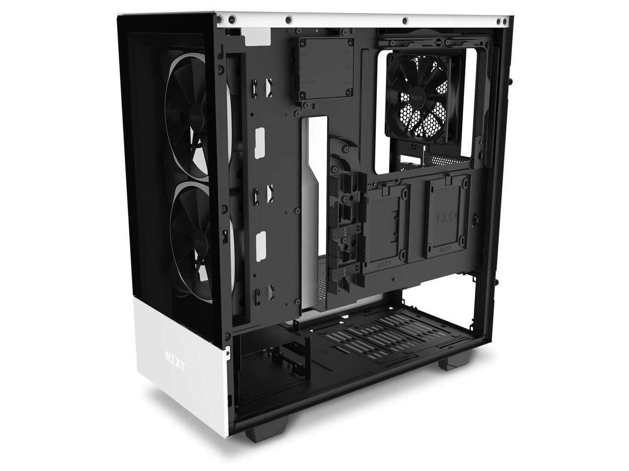 【新品未開封品】H510 ELITE MATTE WHITE/BLACK NZXT H510 Elite Compact ATX Mid Tower Case with Dual Tempered