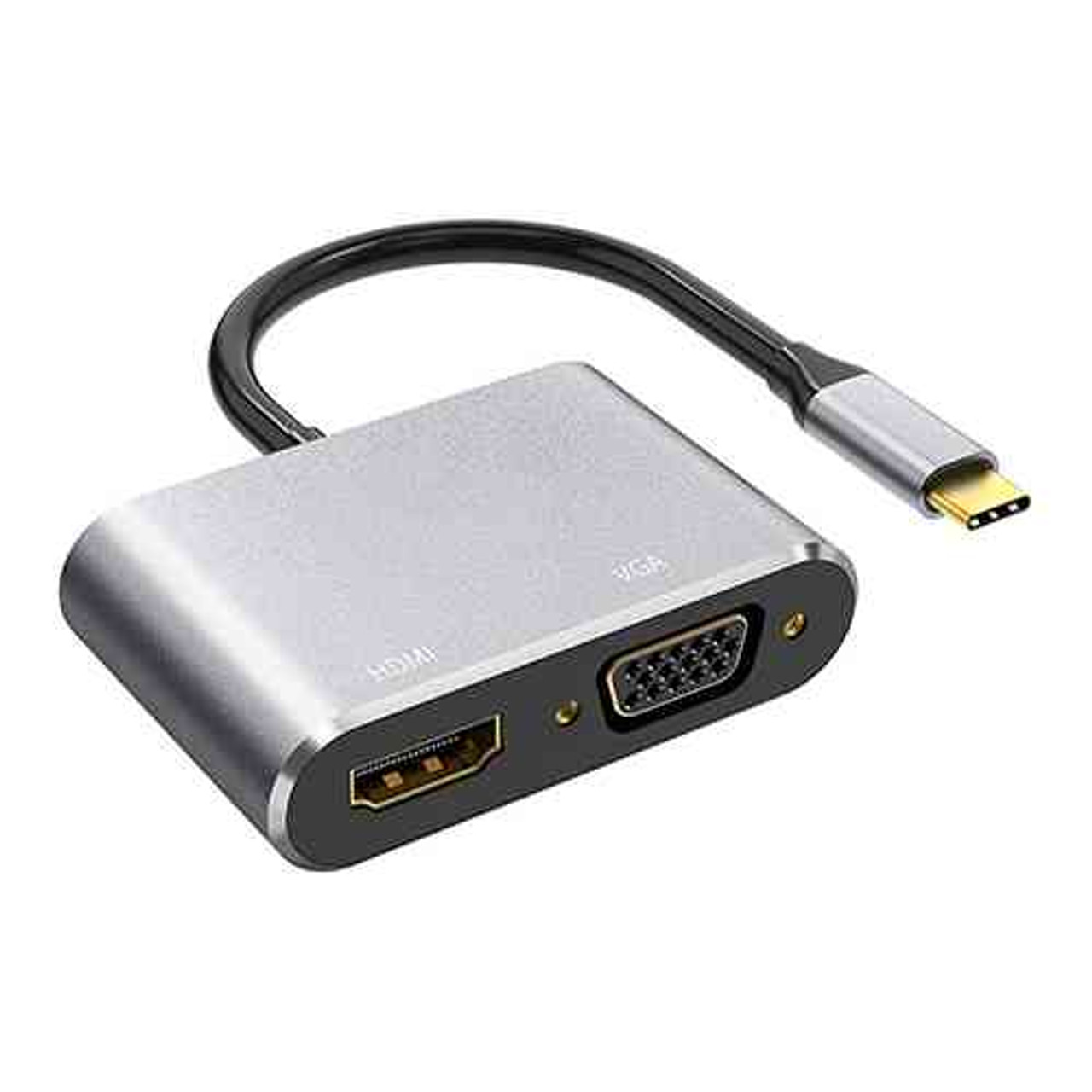 USB-C to VGA and HDMI Adapter 2 in 1, CV-9523, AYOUB COMPUTERS
