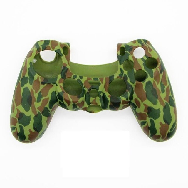 PS4 Controller Silicone Gel Protector Skin Cover - Camo Green | AYOUB ...
