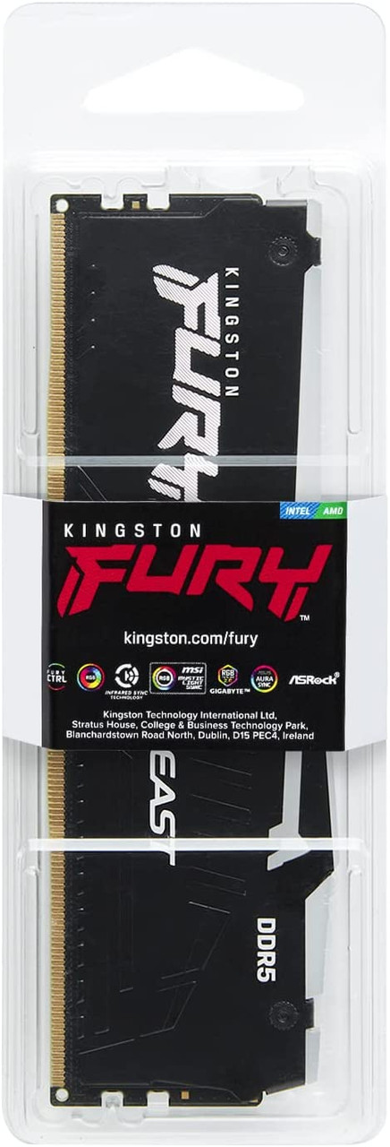 Kingston 32GB DDR5 5600 Fury Beast RGB Memory | KF556C40BBA-32
