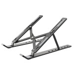 Green Lion X-Foldable Laptop Stand, Black | GNXFOLDASGY