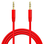 Audio Jack Cable M/M - 1 Meter ,Red