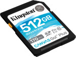 Kingston SD Card 512GB 170MB CANVAS Go Plus | SDG3/512GB