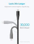 Anker Powerline+ II With Lightning Connector 10Ft Black | A8454H12-BK