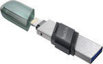SanDisk iXpand Flash Drive Flip 256GB – Lightning & USB 3.1 | SDIX90N-256G-GN6NE