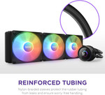 NZXT Kraken Elite 360 RGB AIO Liquid Cooler With LCD Display & RGB Fans Black | RL-KR36E-B1