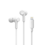 Belkin SoundForm Wired Earbuds - Lightning Connector - White