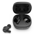 Belkin SoundForm Rise True Wireless Earbuds, Black | AUC004BTBK