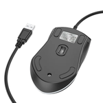 Hoco Enjoy Gaming Luminous LED Wired Mouse, Black | GM19